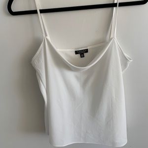 TOPSHOP Scoop Neck Thin Strap Blouse (NEW)